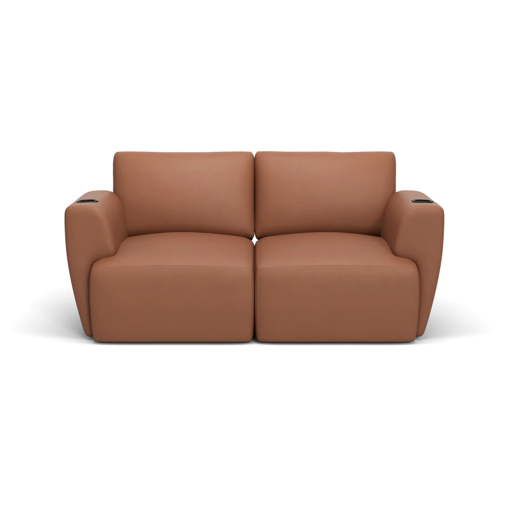 Sofá Damie Na Caixa Modular 2 Lugares + Apoio de Pé Grátis (Puff)