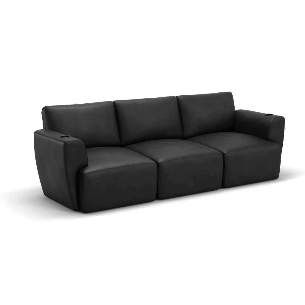 Sofá Damie Na Caixa Modular 3 Lugares + Apoio de Pé Grátis (Puff)