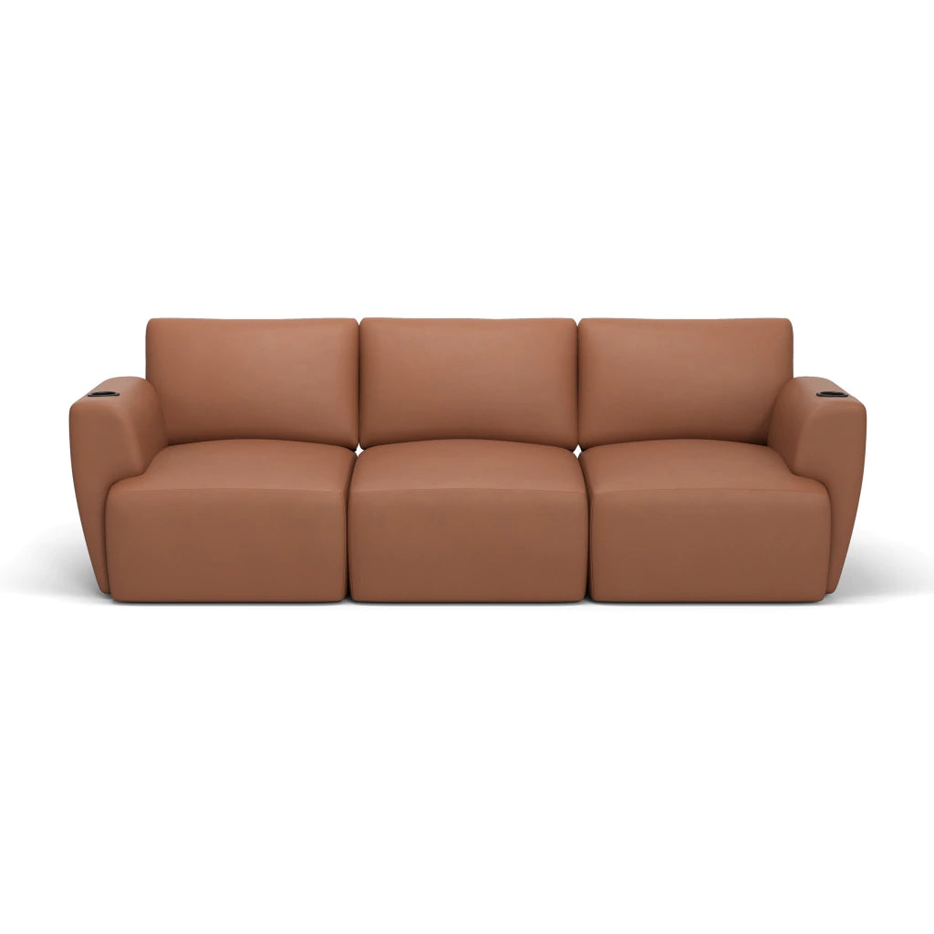 Sofá Damie Na Caixa Modular 3 Lugares + Apoio de Pé Grátis (Puff)