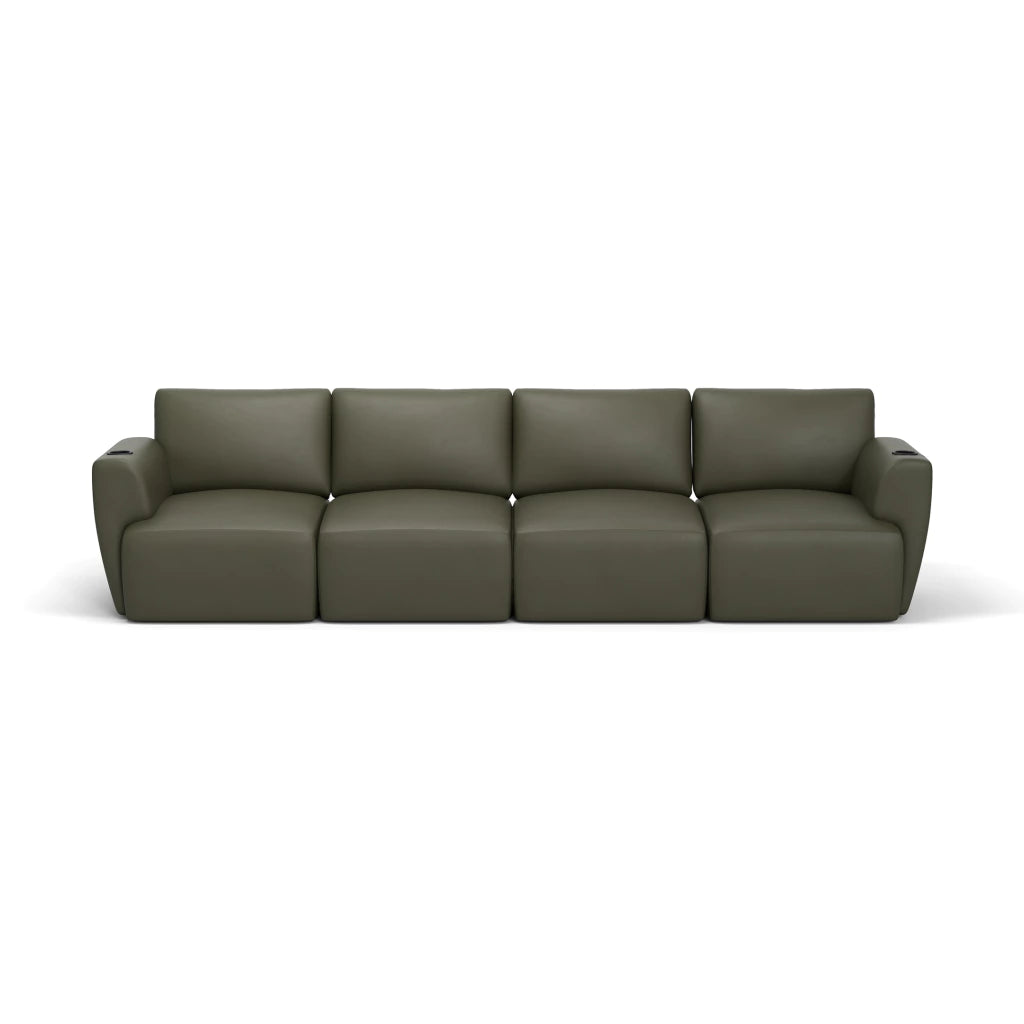 Sofá Damie Na Caixa Modular 4 Lugares
