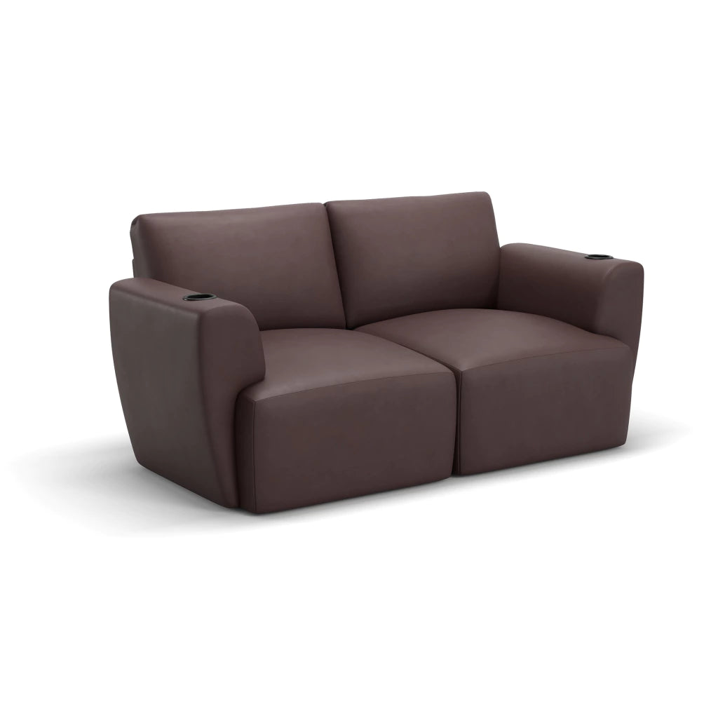 Sofá Damie Na Caixa Modular 2 Lugares + Apoio de Pé Grátis (Puff)