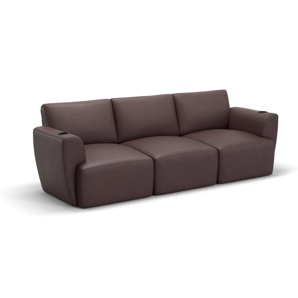 Sofá Damie Na Caixa Modular 3 Lugares + Apoio de Pé Grátis (Puff)