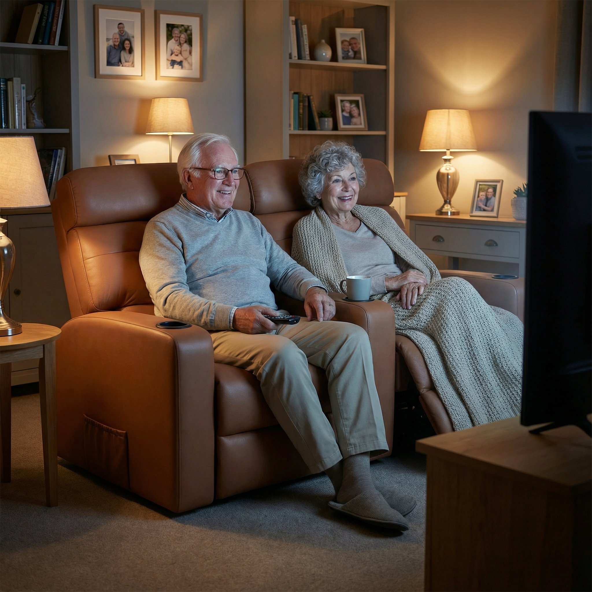 Poltrona Cinema Damie 2 Lugares COM Braço no meio - Manual