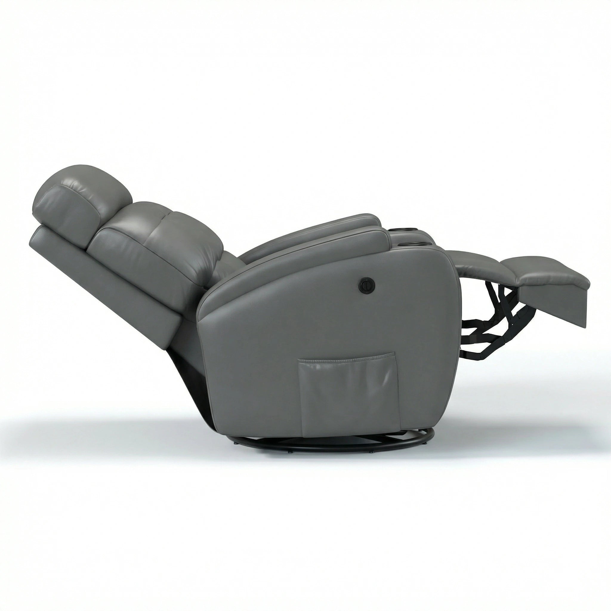 Poltrona Reclinável Damie Elétrica Giro e Balanço