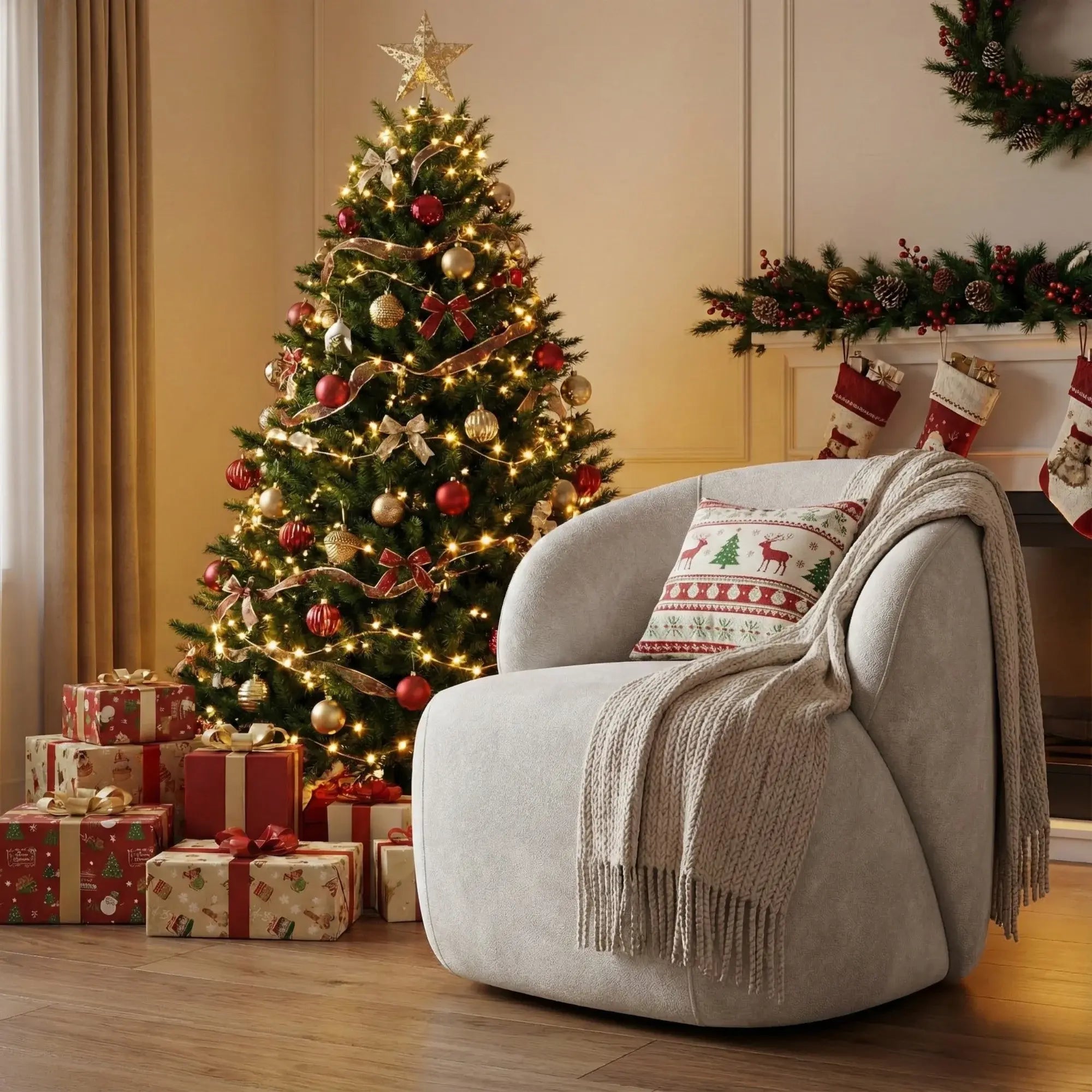 Poltrona Giratória Decorativa Moon