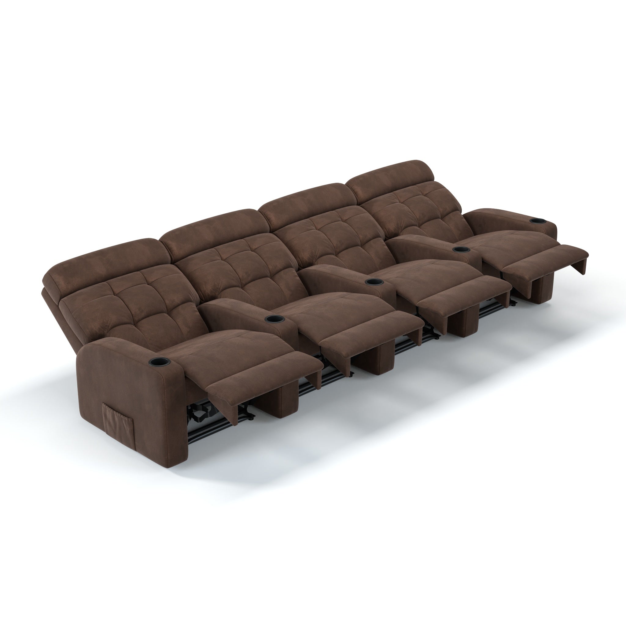 Poltrona Cinema Damie 4 Lugares COM Braço no meio - Manual