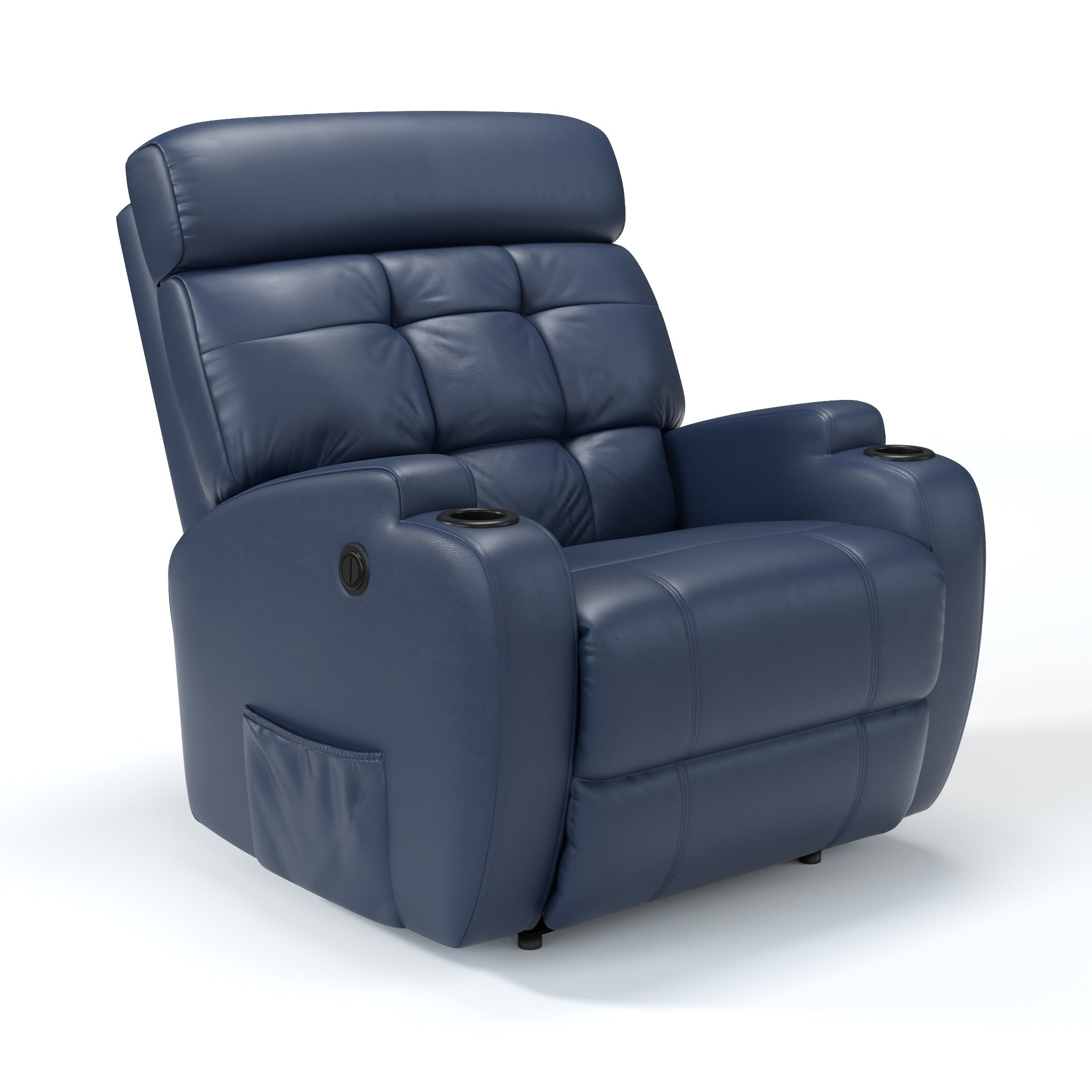 couro bovino azul denim