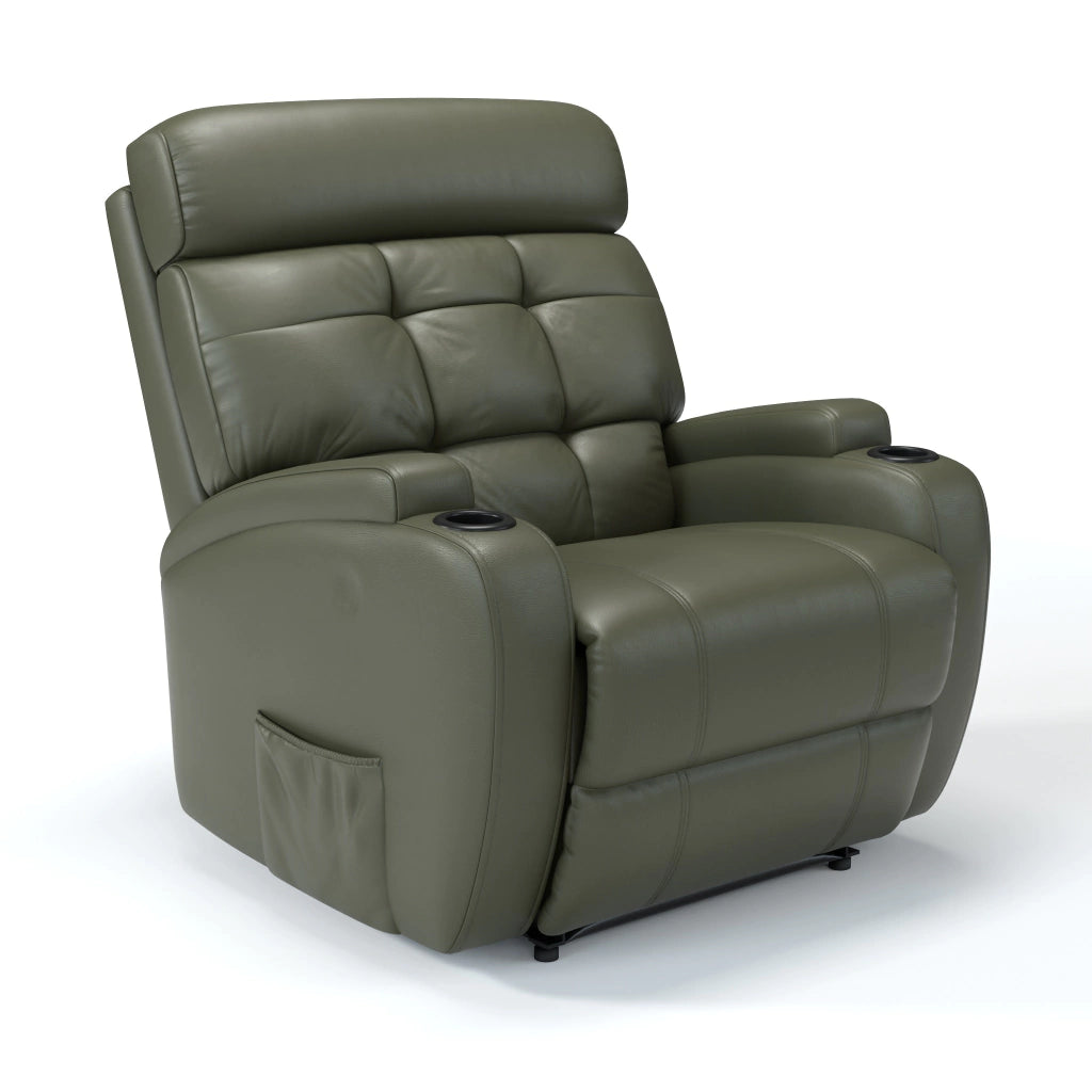 couro bovino verde militar