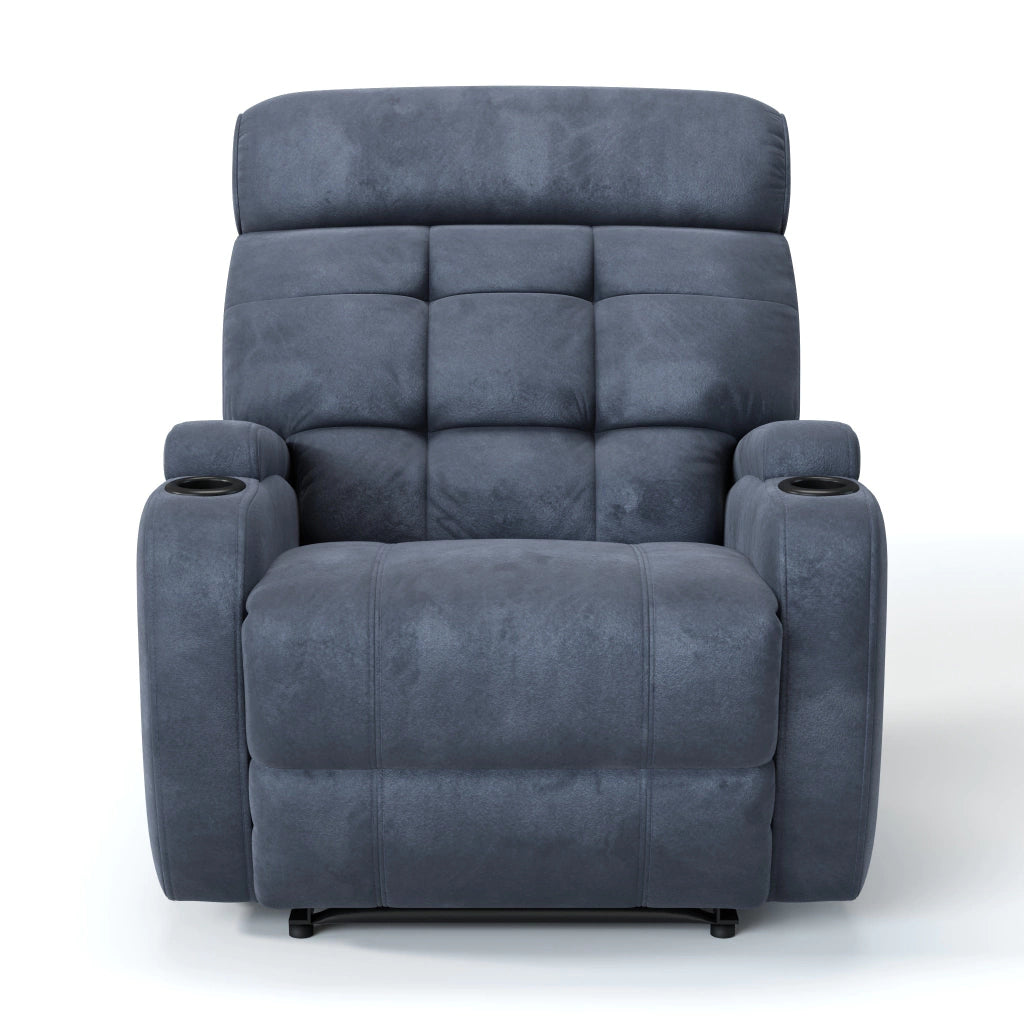 tecido suede azul denim