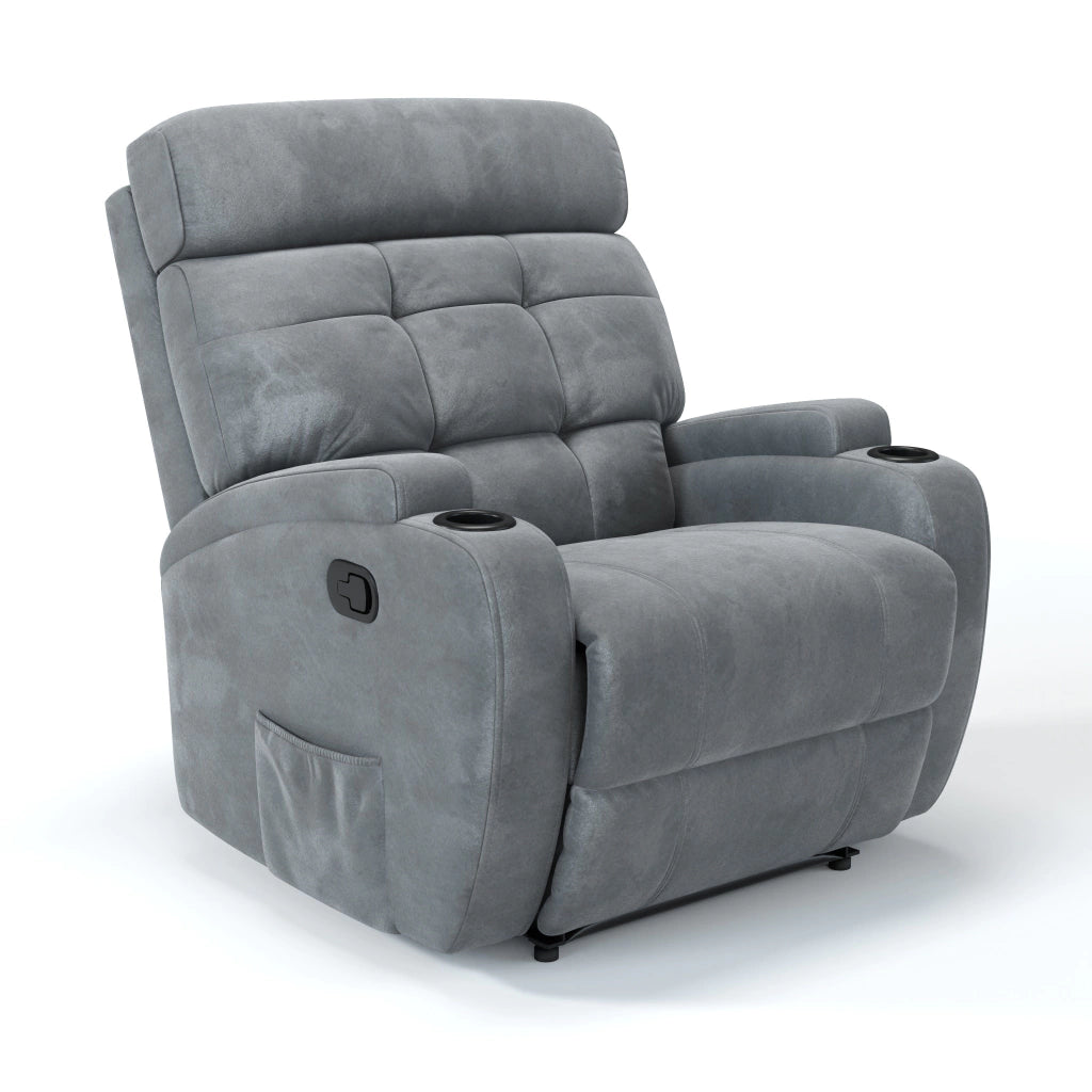 Poltrona Reclinável Manual Base Fixa com Gatilho Damie