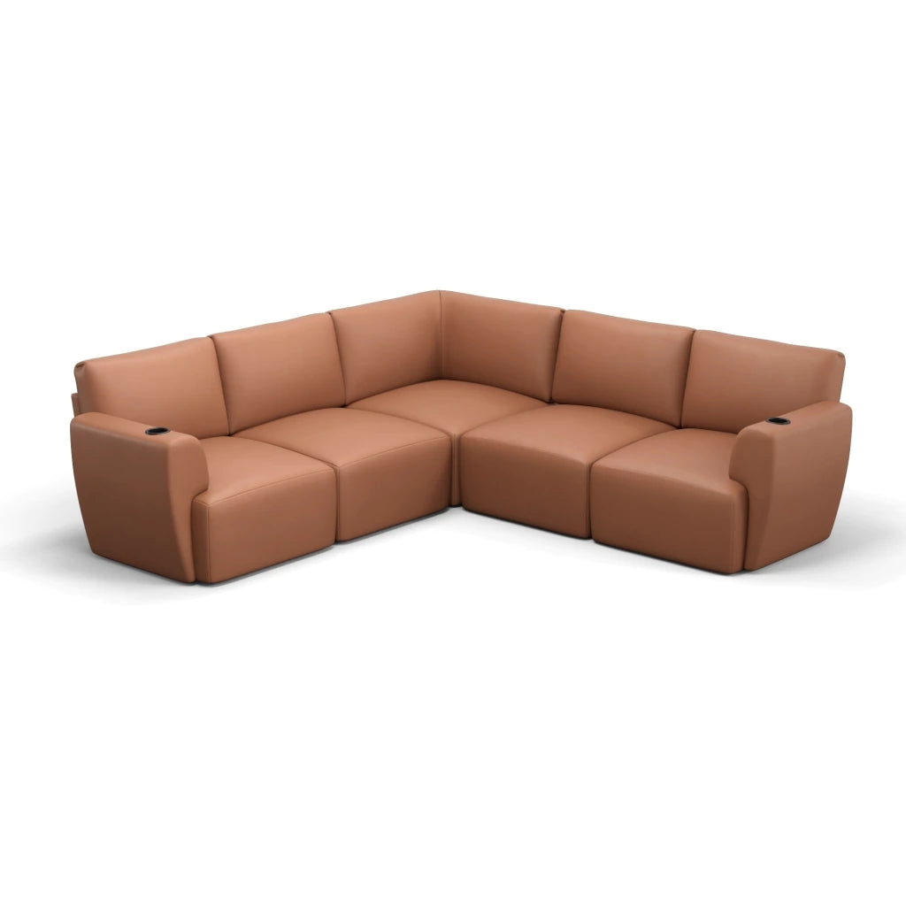 Sofá Damie Na Caixa Modular 5 Lugares em L