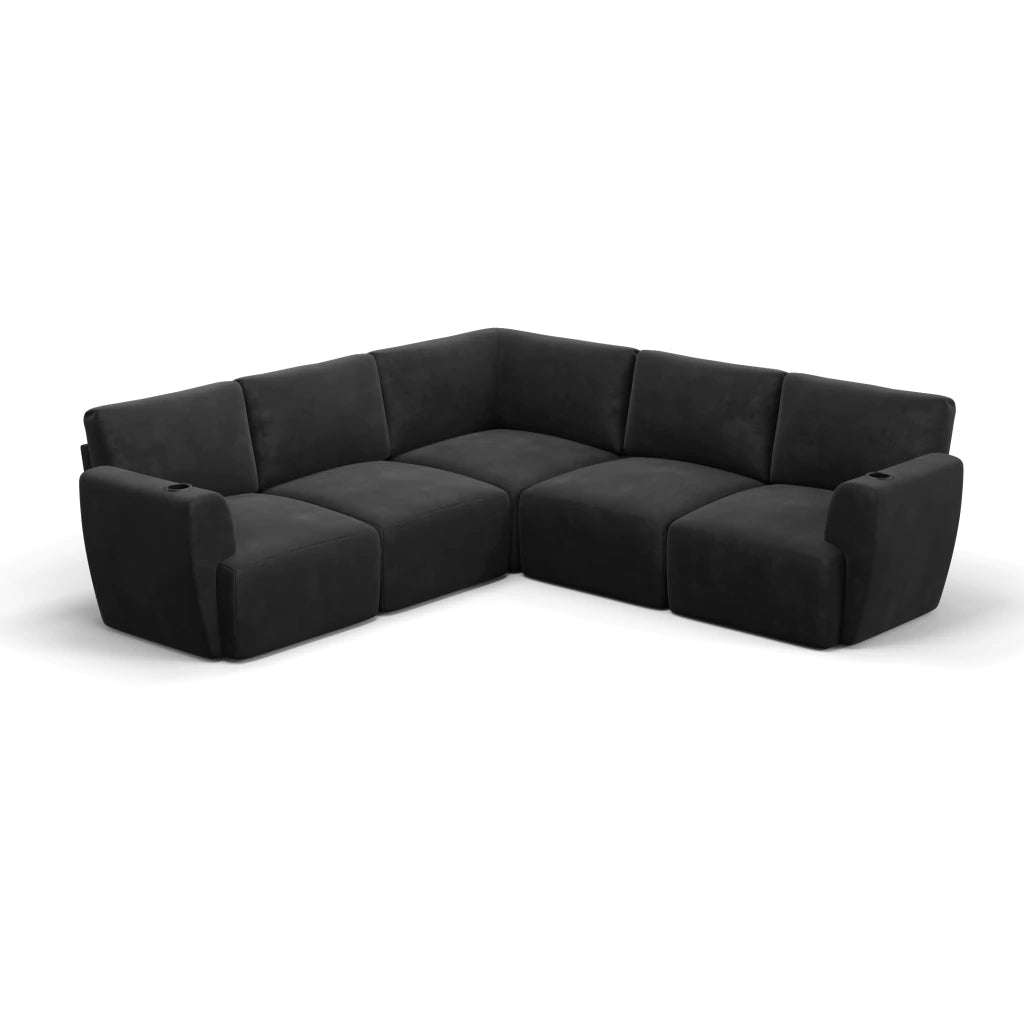 Sofá Damie Na Caixa Modular 5 Lugares em L