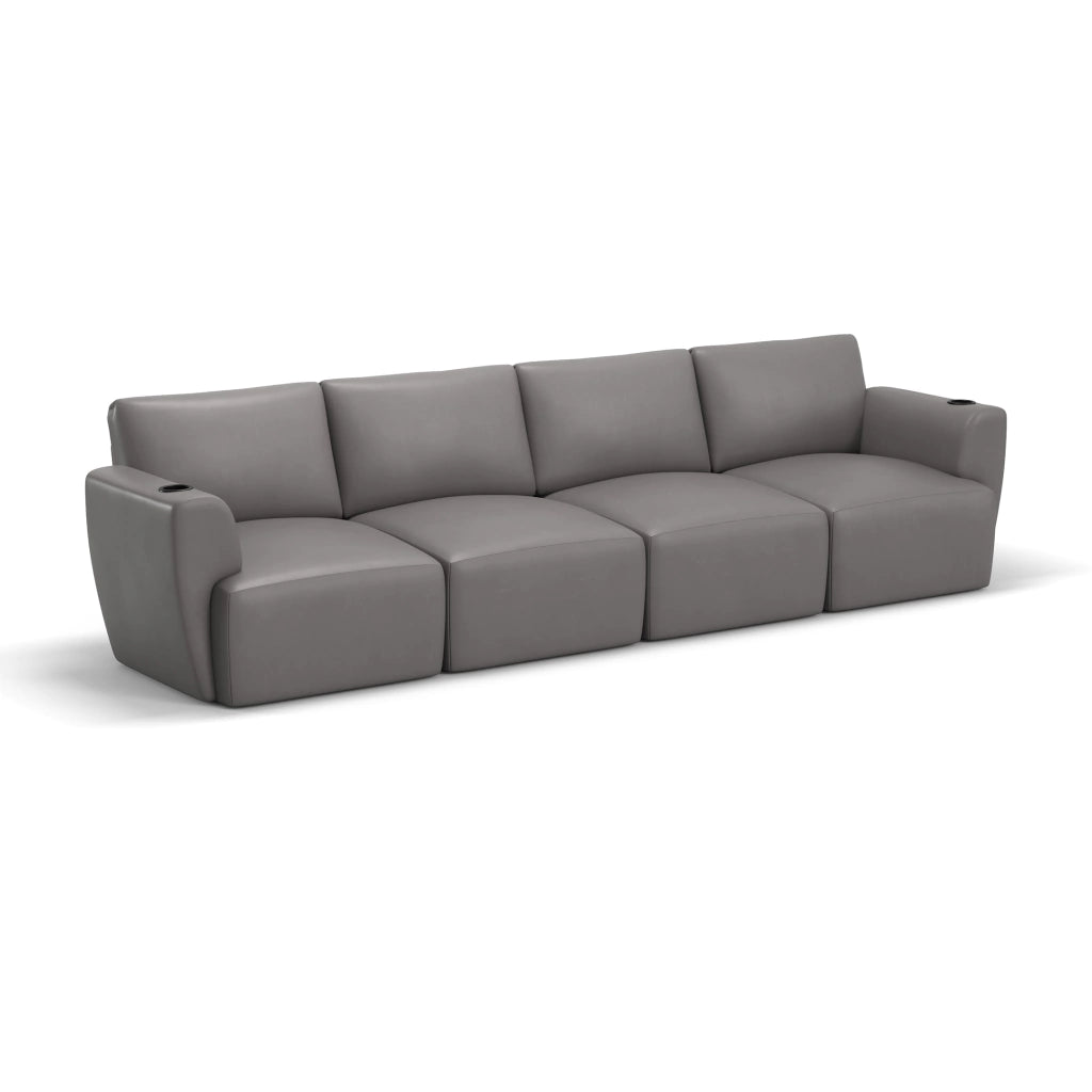 Sofá Damie Na Caixa Modular 4 Lugares