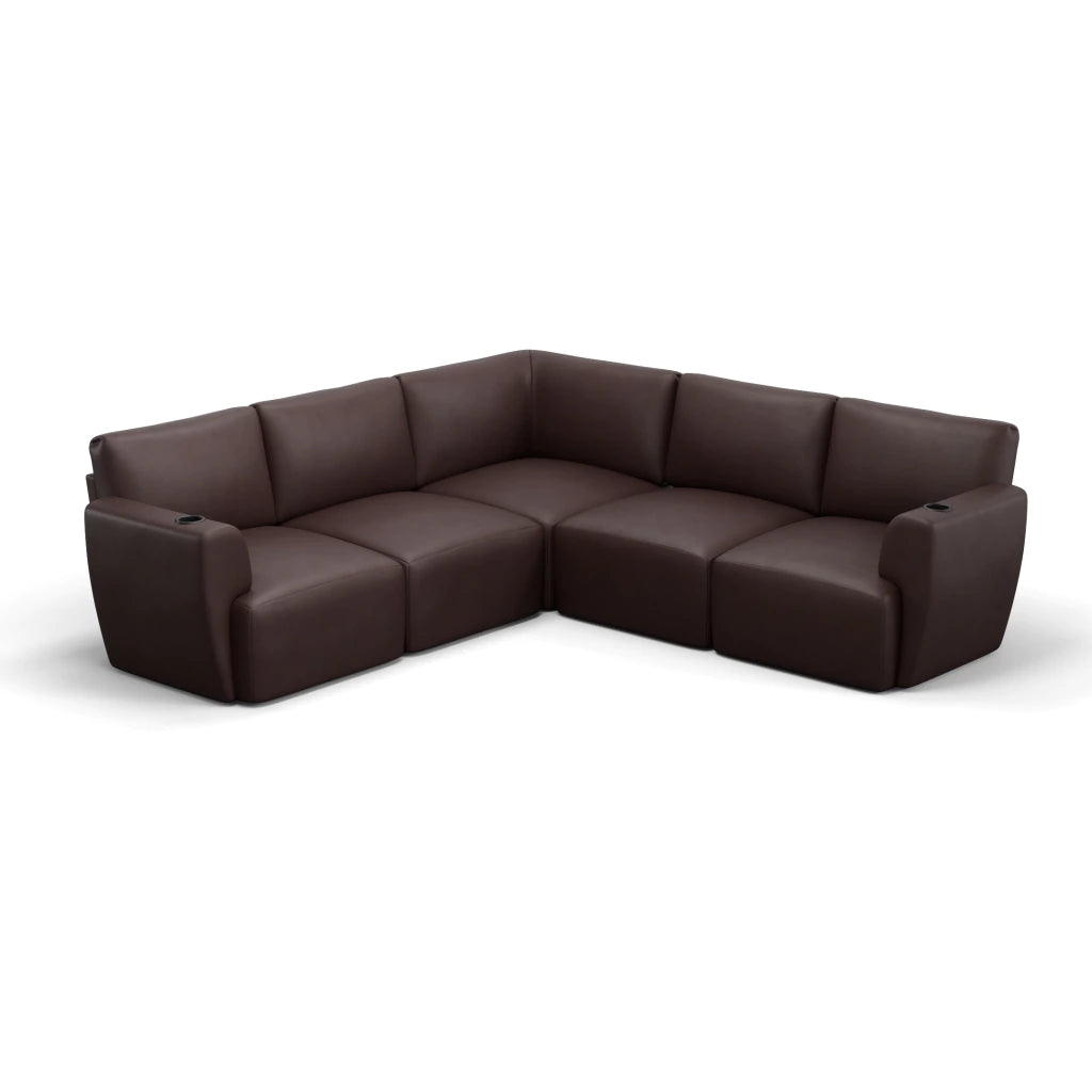 Sofá Damie Na Caixa Modular 5 Lugares em L