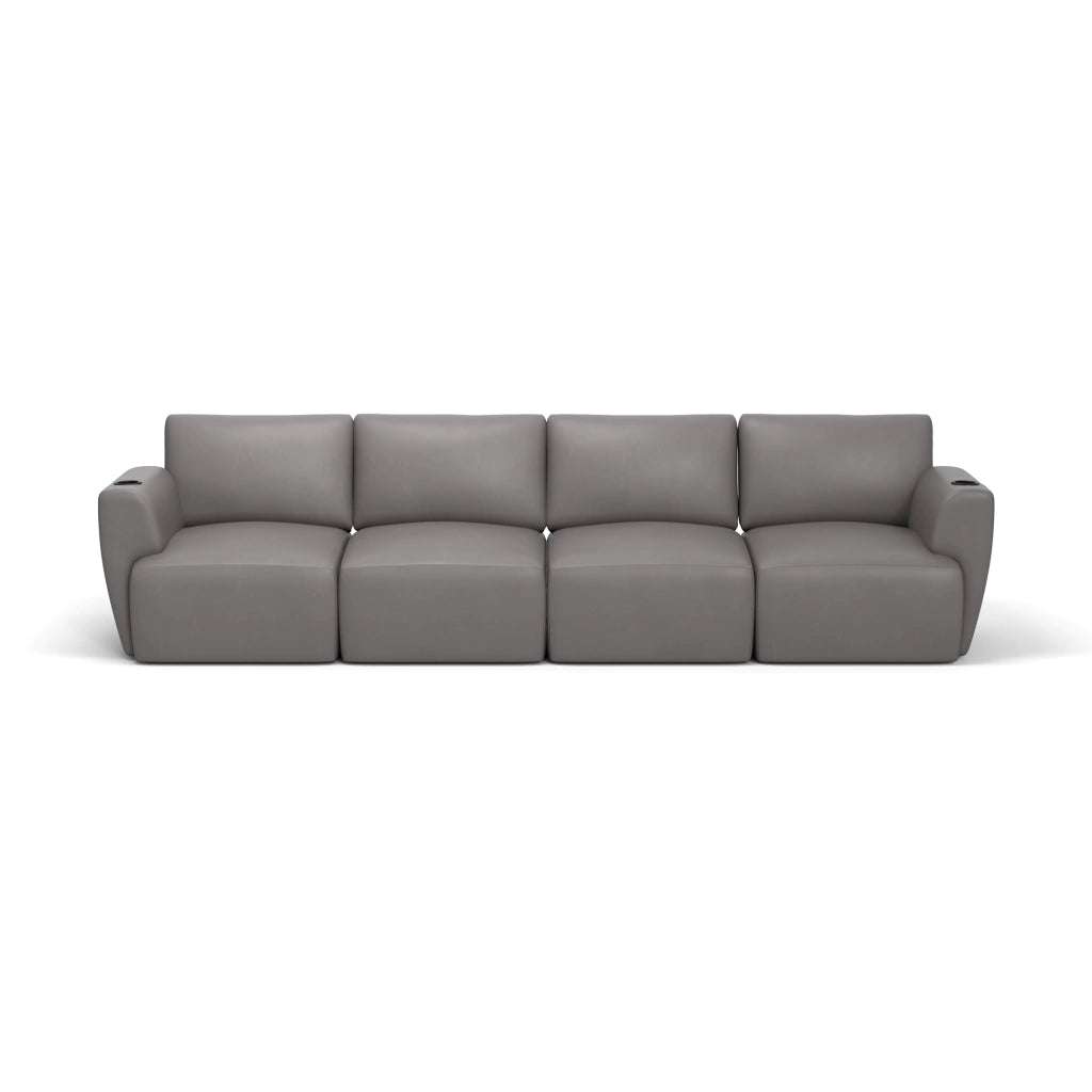 Sofá Damie Na Caixa Modular 4 Lugares