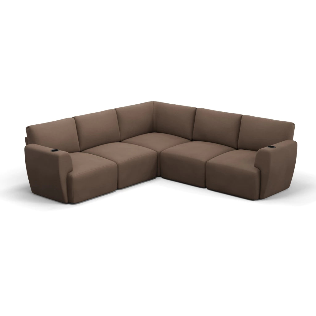 Sofá Damie Na Caixa Modular 5 Lugares em L