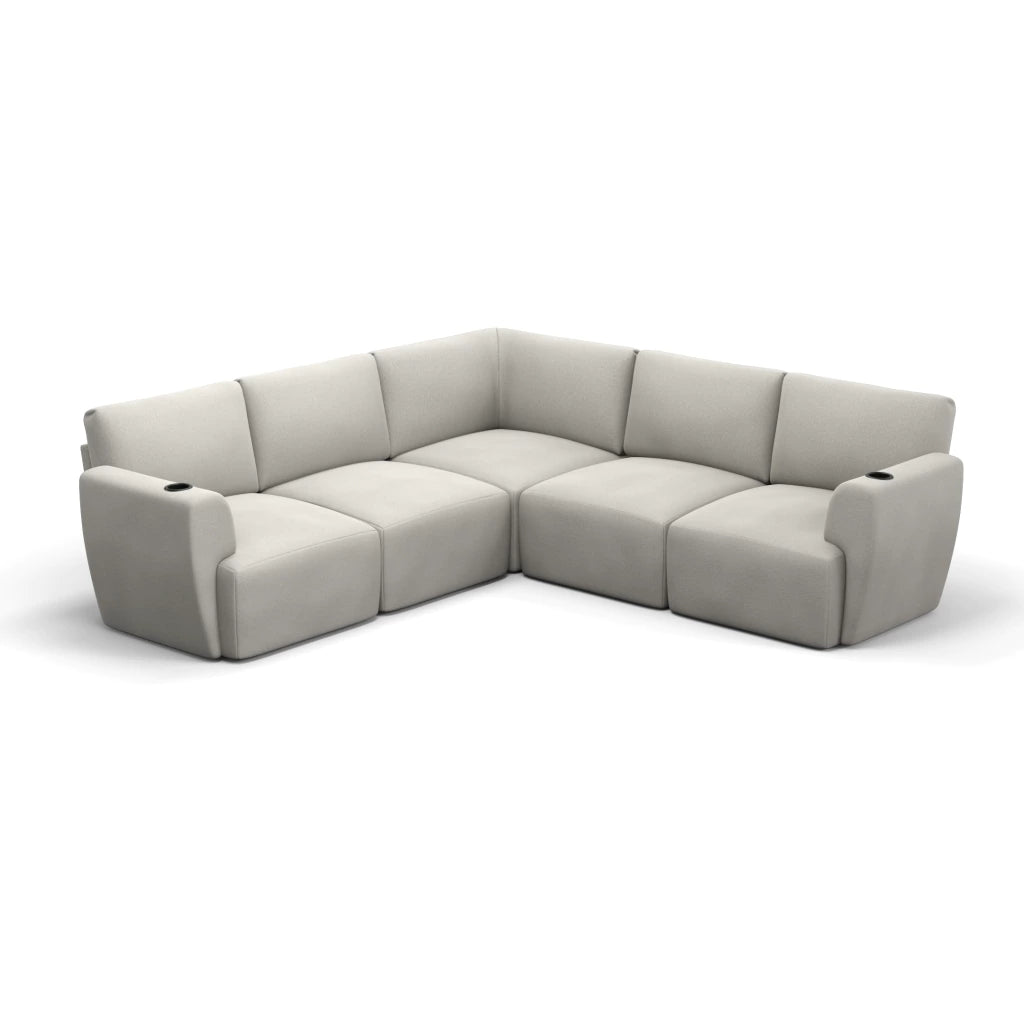 Sofá Damie Na Caixa Modular 5 Lugares em L