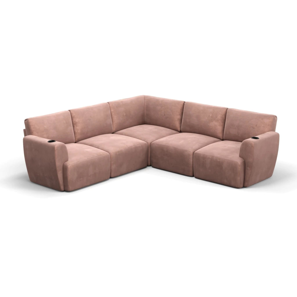 Sofá Damie Na Caixa Modular 5 Lugares em L