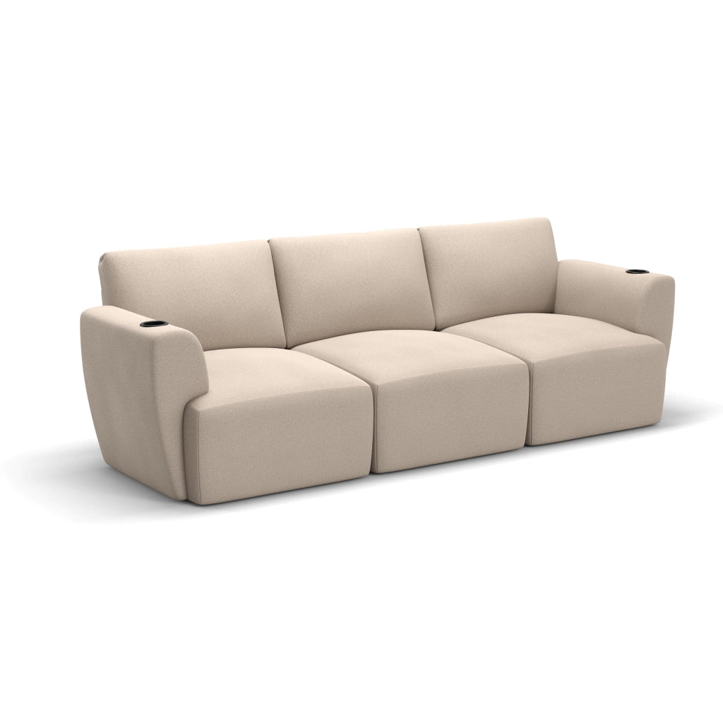 Sofá Damie Na Caixa Modular 3 Lugares