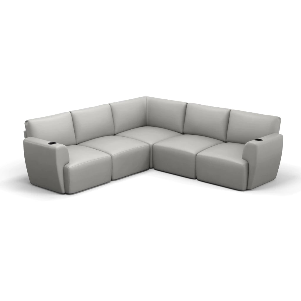 Sofá Damie Na Caixa Modular 5 Lugares em L