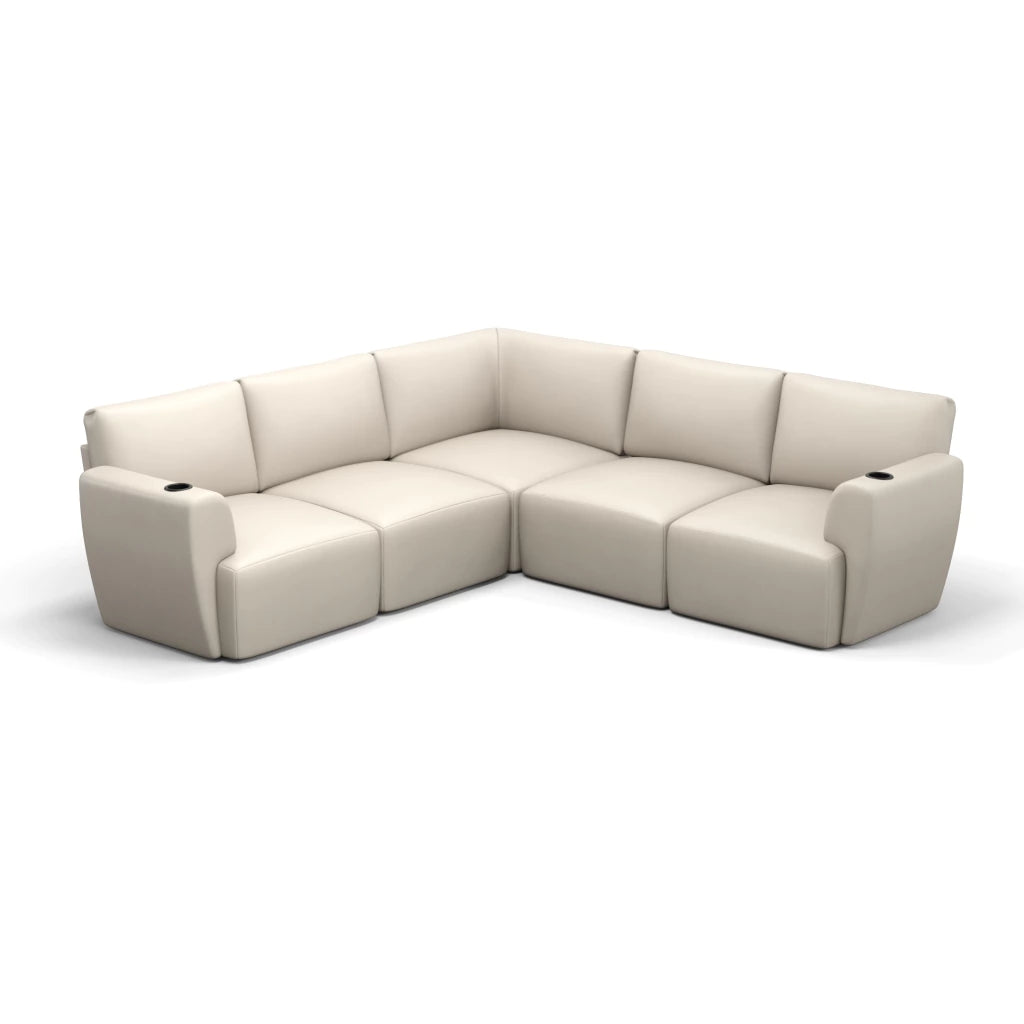 Sofá Damie Na Caixa Modular 5 Lugares em L