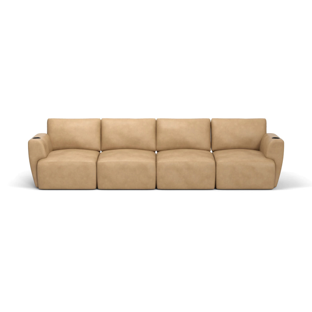 Sofá Damie Na Caixa Modular 4 Lugares