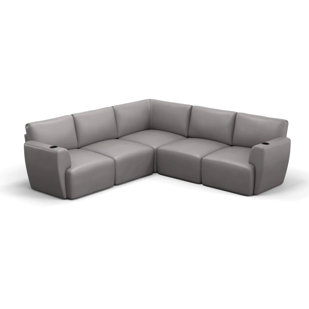 Sofá Damie Na Caixa Modular 5 Lugares em L