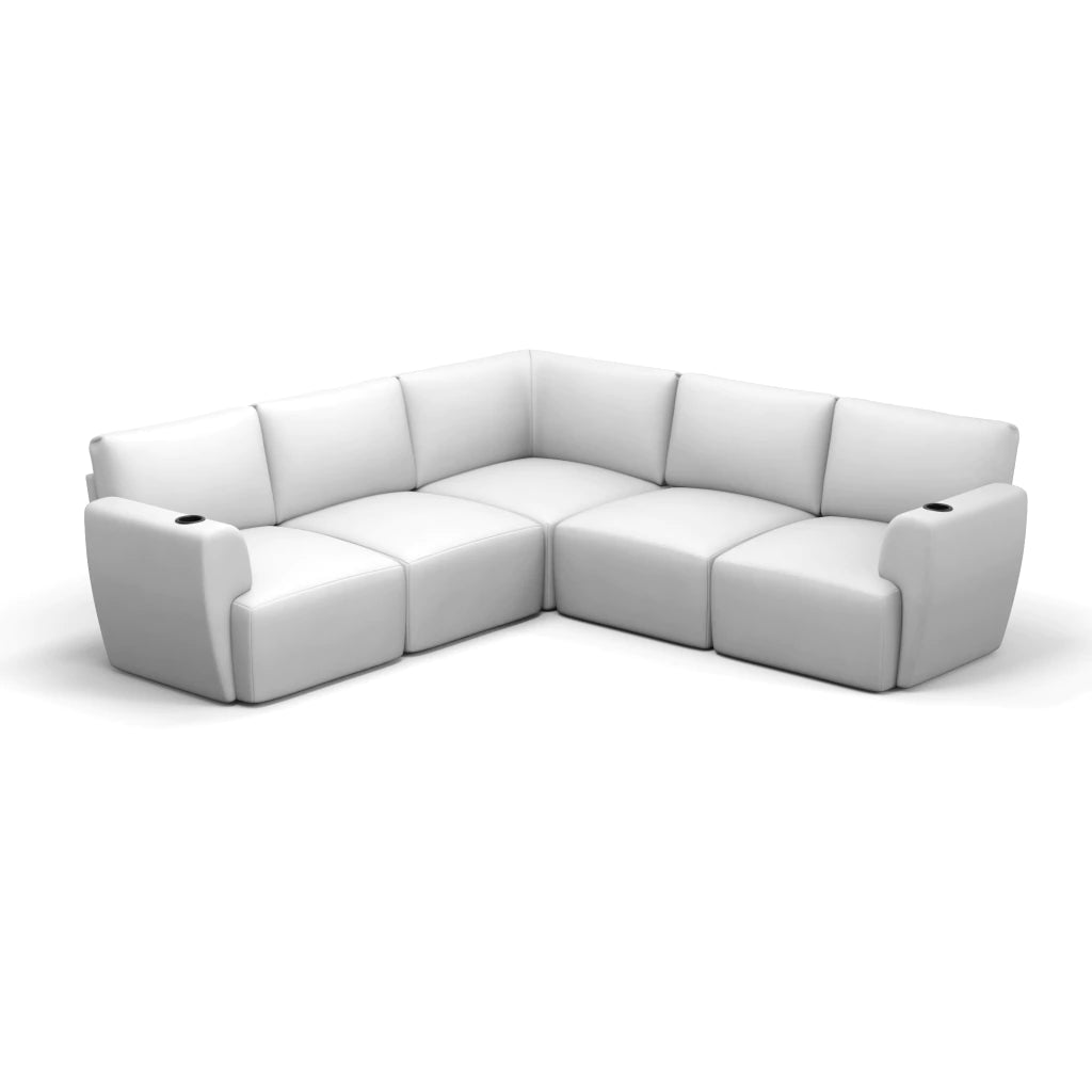 Sofá Damie Na Caixa Modular 5 Lugares em L