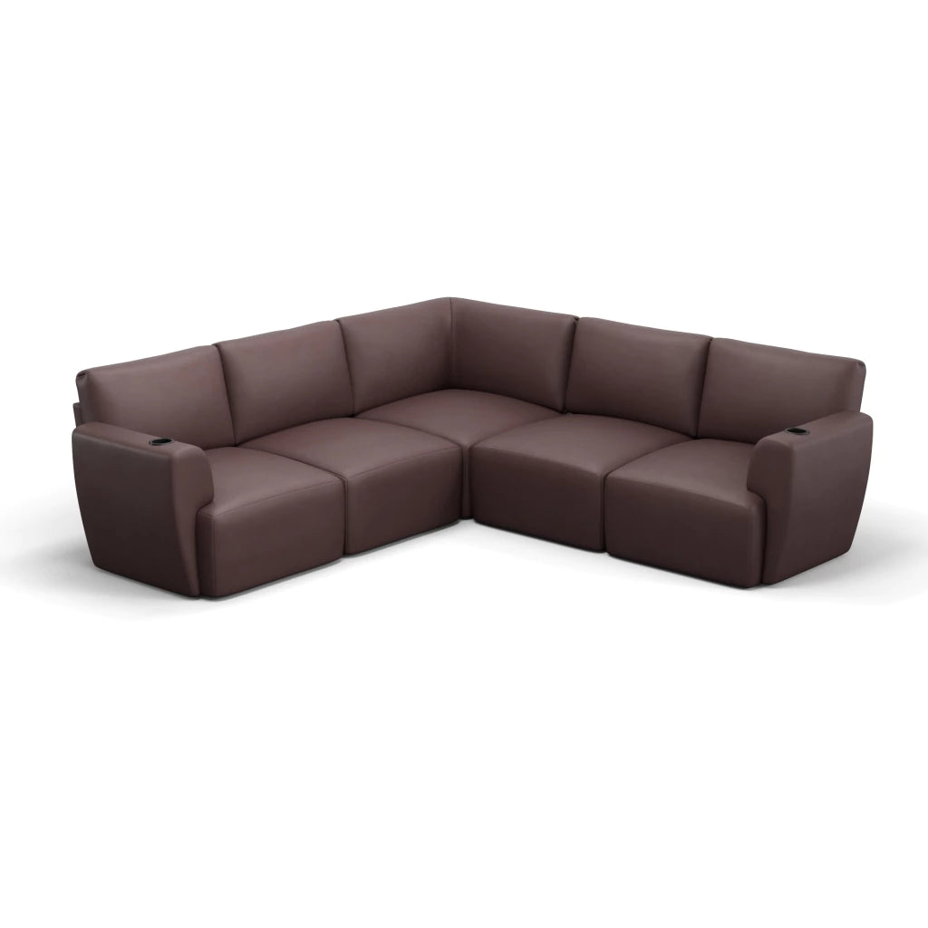 Sofá Damie Na Caixa Modular 5 Lugares em L