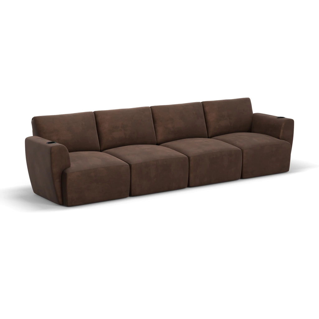Sofá Damie Na Caixa Modular 4 Lugares