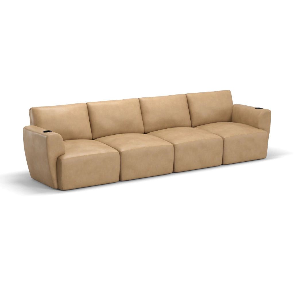 Sofá Damie Na Caixa Modular 4 Lugares