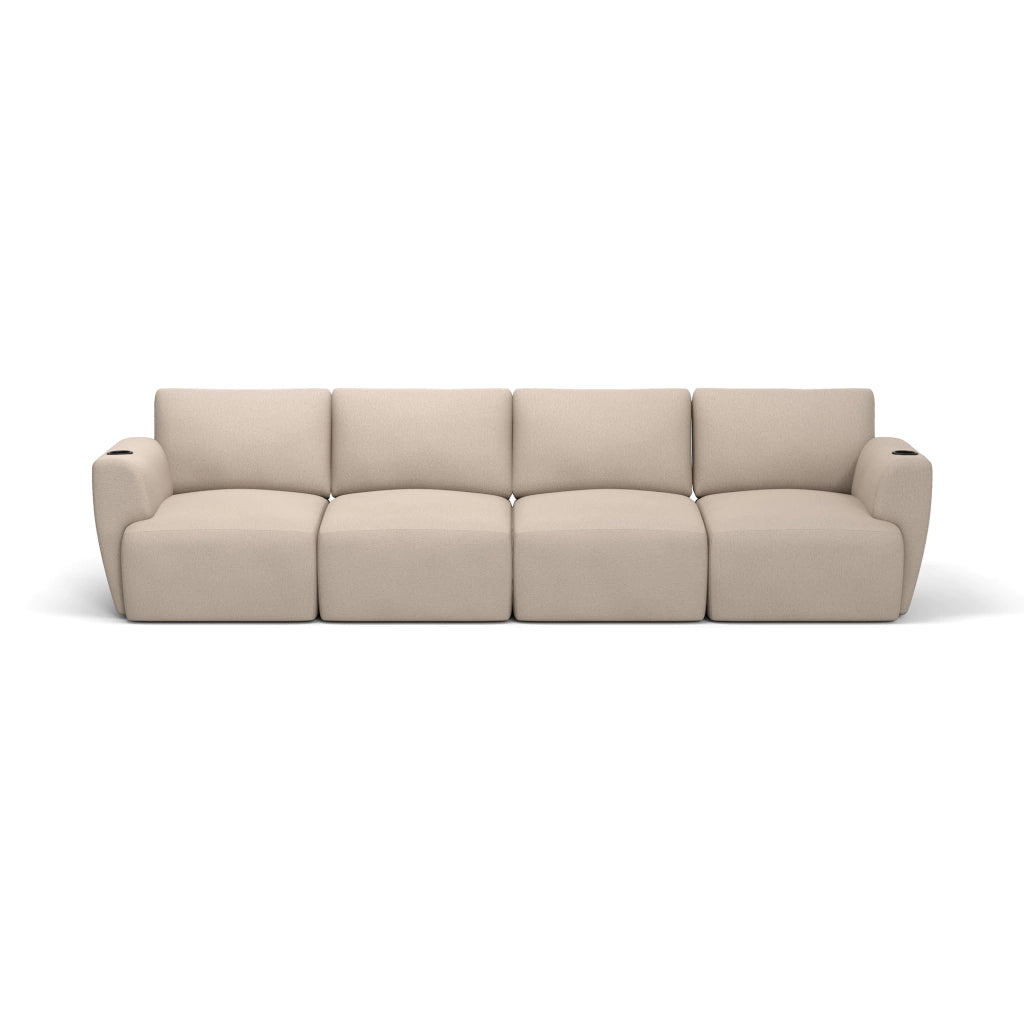 Sofá Damie Na Caixa Modular 4 Lugares