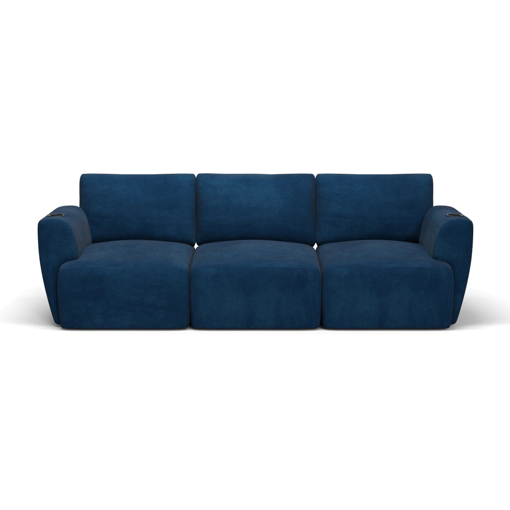Sofá Damie Na Caixa Modular 3 Lugares