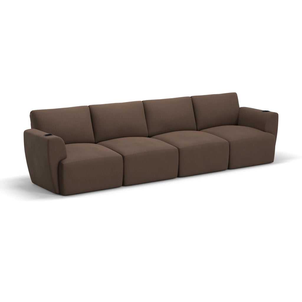 Sofá Damie Na Caixa Modular 4 Lugares