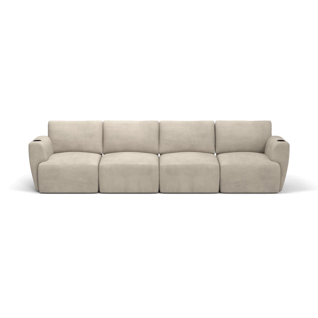 Sofá Damie Na Caixa Modular 4 Lugares