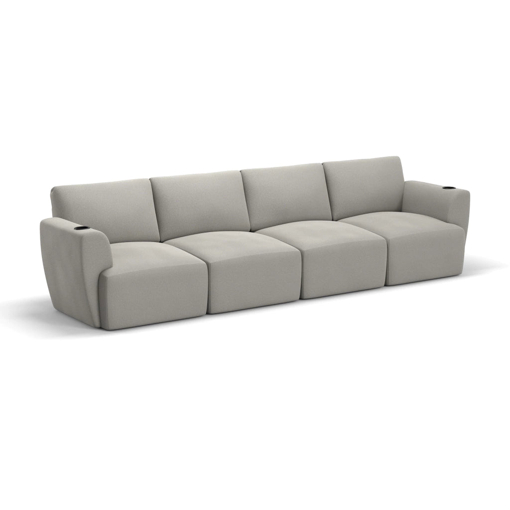 Sofá Damie Na Caixa Modular 4 Lugares