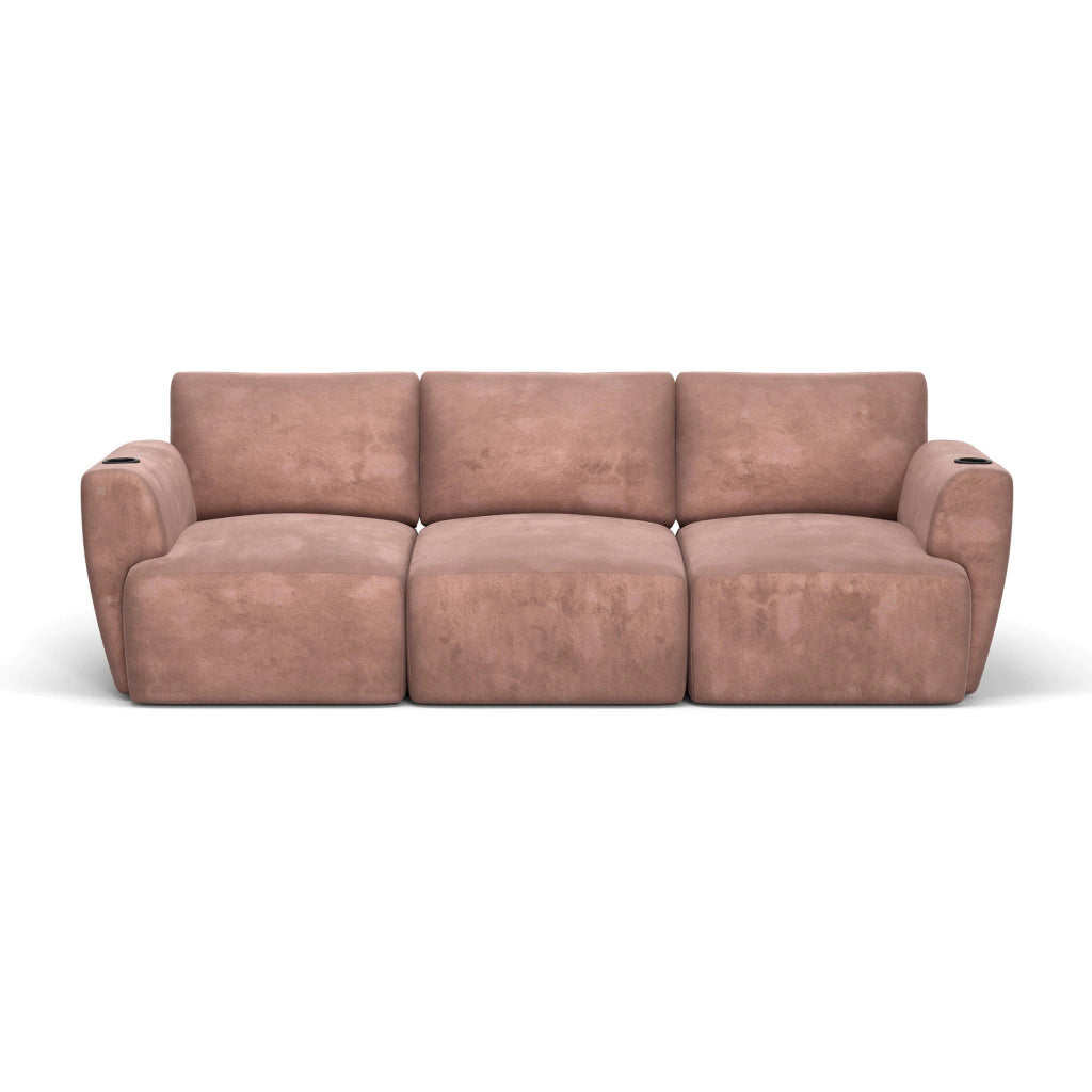 Sofá Damie Na Caixa Modular 3 Lugares