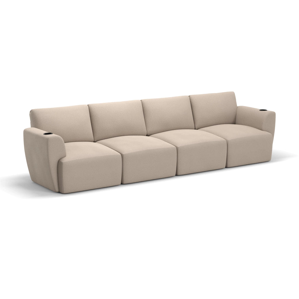 Sofá Damie Na Caixa Modular 4 Lugares