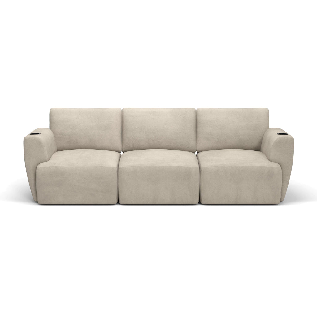 Sofá Damie Na Caixa Modular 3 Lugares