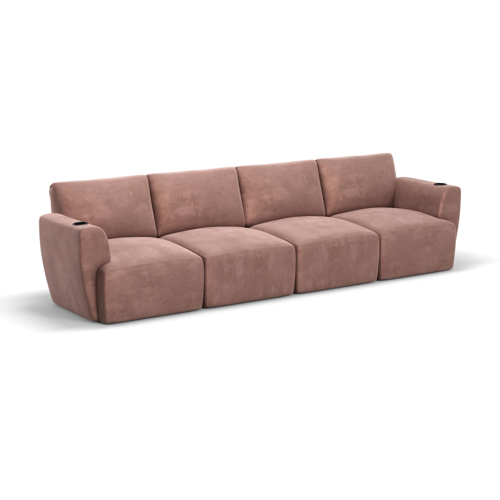 Sofá Damie Na Caixa Modular 4 Lugares