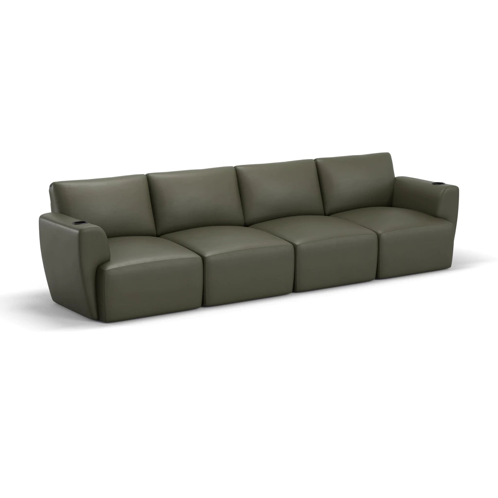 Sofá Damie Na Caixa Modular 4 Lugares
