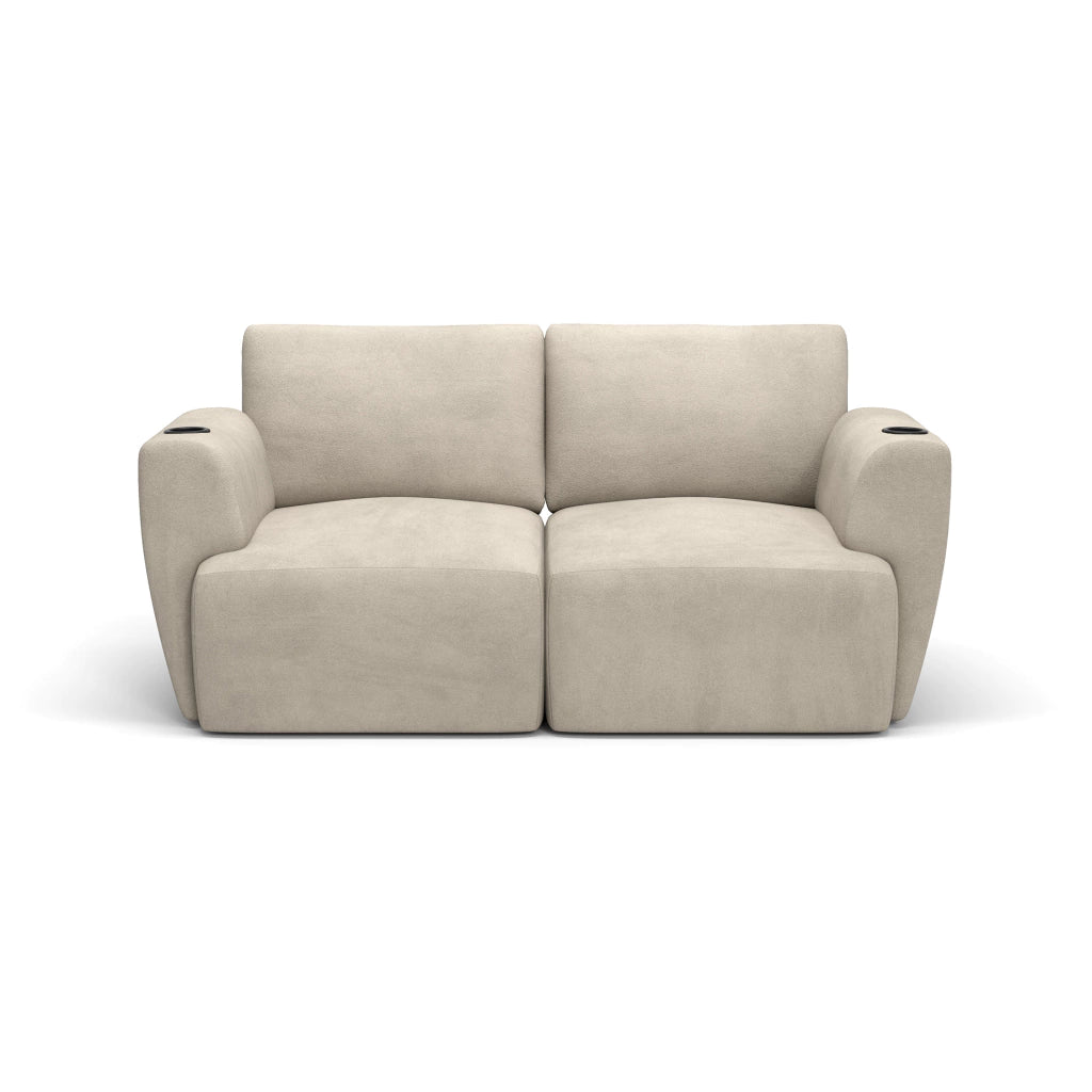 Sofá Damie Na Caixa Modular 2 Lugares