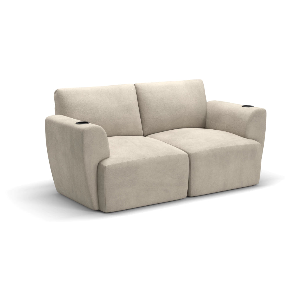 Sofá Damie Na Caixa Modular 2 Lugares