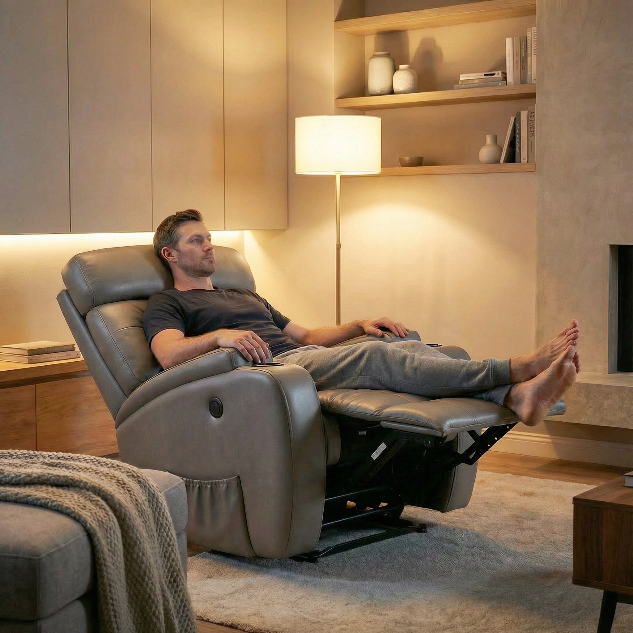 Poltrona Reclinável Damie Elétrica Fixa