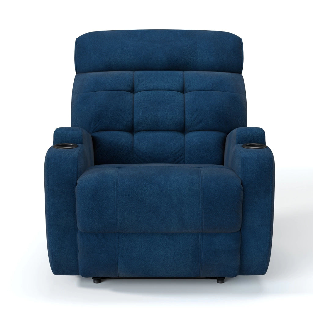 tecido bouclé azul denim