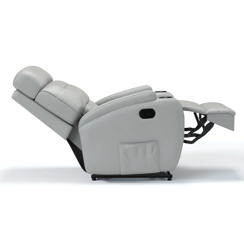 Poltrona Reclinável Manual Base Fixa com Gatilho Damie